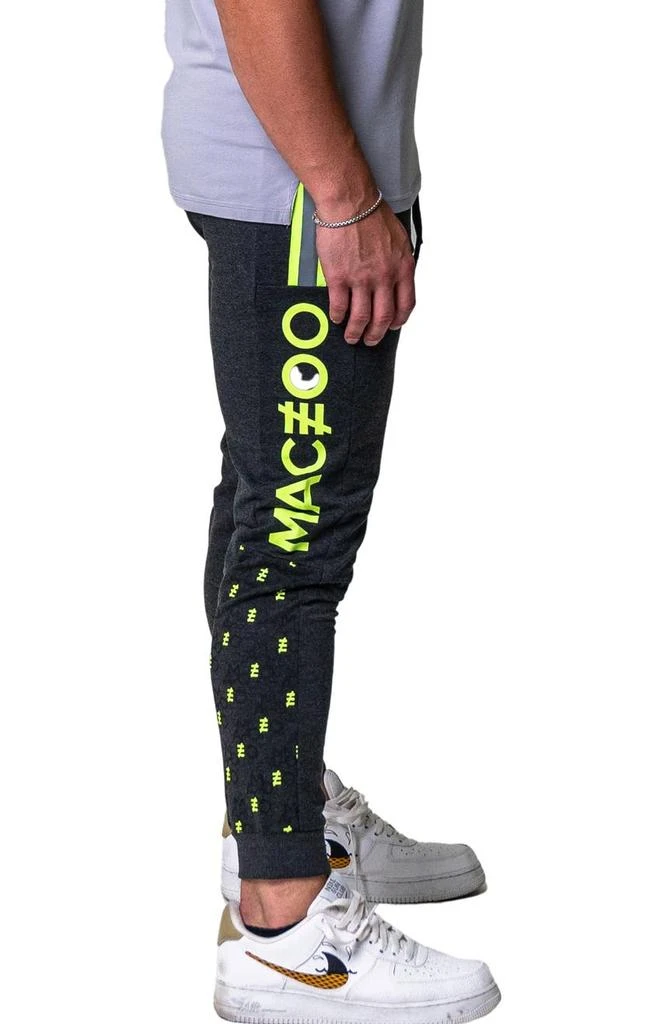 Maceoo Monogram Stretch Cotton Joggers 3