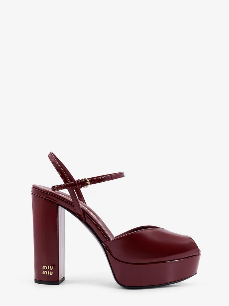 【送料&関税込】Miu Miu Tyrian Purple Leather Sandals Leather mules Miu Miu Purple size 38 EU in Leather - 45980889