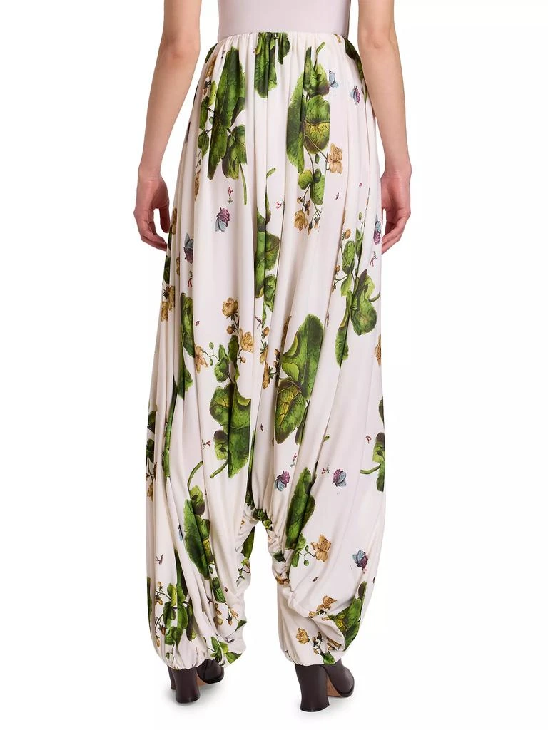 Loewe Floral Draped Trousers 5