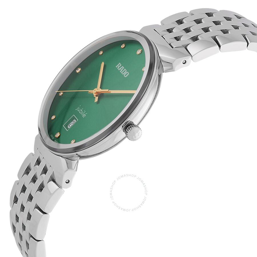 Rado Florence Diamonds Quartz Green Dial Unisex Watch R48912773