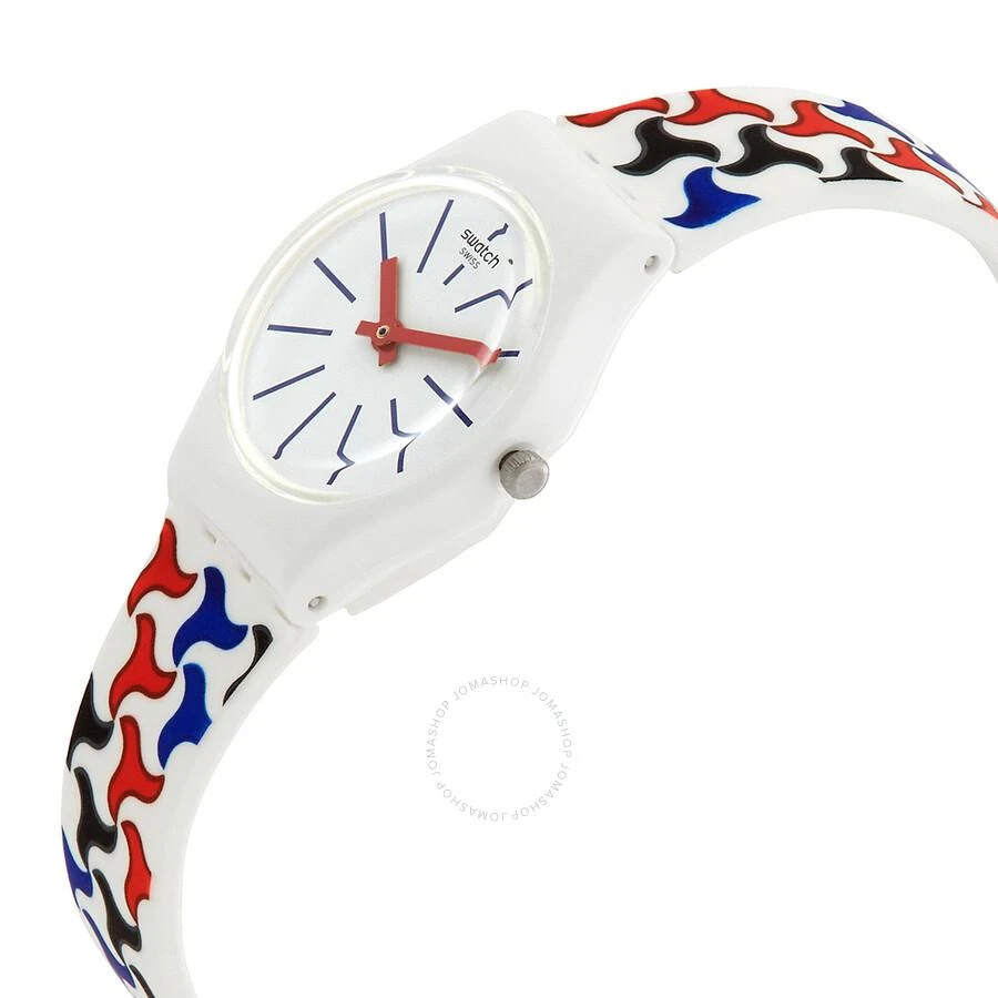 Swatch Pattu Quartz White Dial Ladies Watch LW156 2