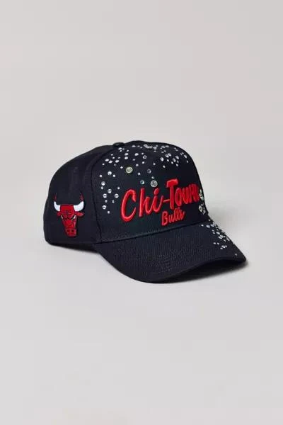 Pro Standard Pro Standard NBA Chicago Bulls Rhinestone Snapback Hat 1