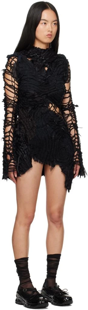 Collina Strada Black Chirp Minidress 2