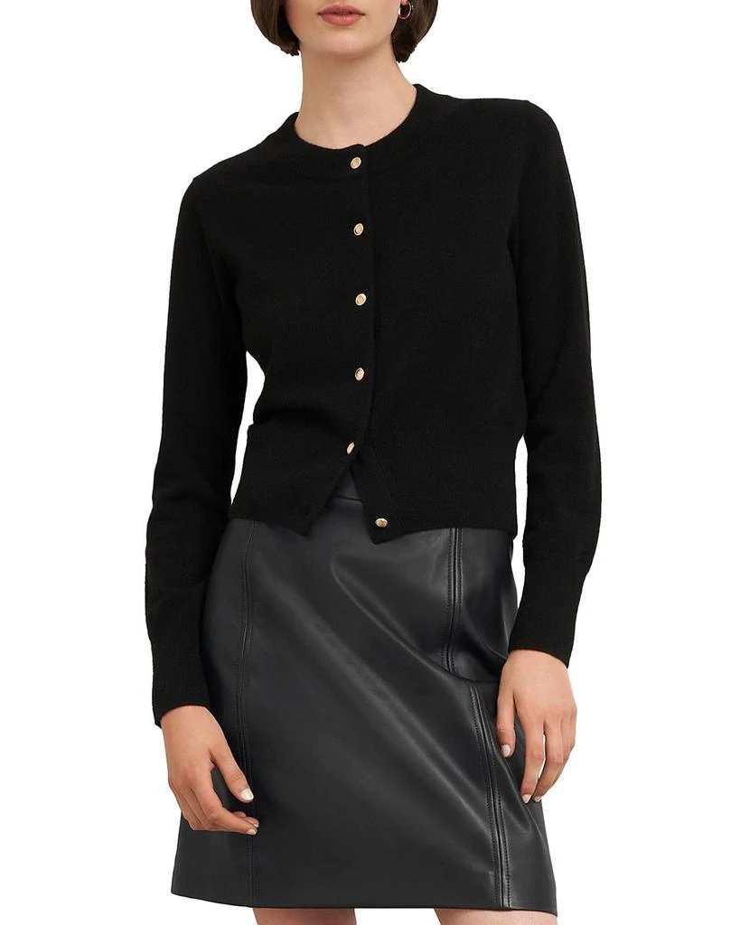 HOBBS LONDON Annabelle Leather Skirt 5