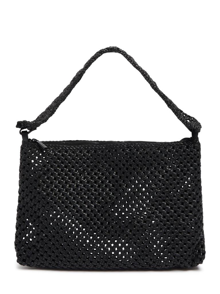ST.AGNI Macramé Woven Leather Shoulder Bag