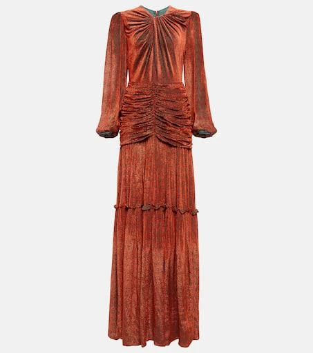 Costarellos Sabrina velvet devoré gown 1