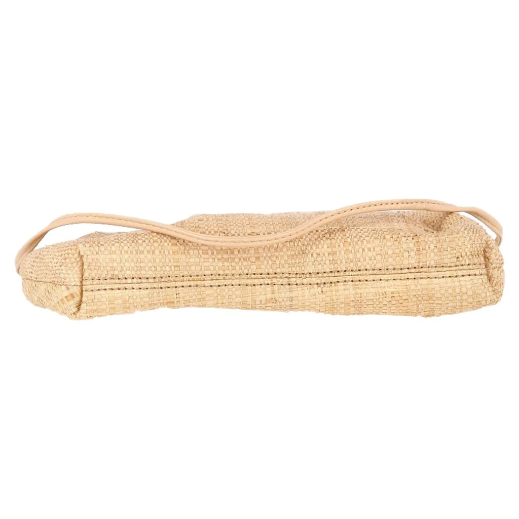 Loeffler Randall Willa Mini Cinch Clutch in Beige Raffia 2