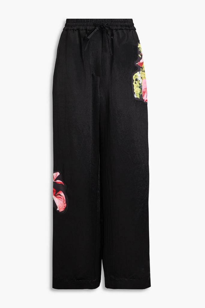 3.1 Phillip Lim Floral-print satin wide-leg pants