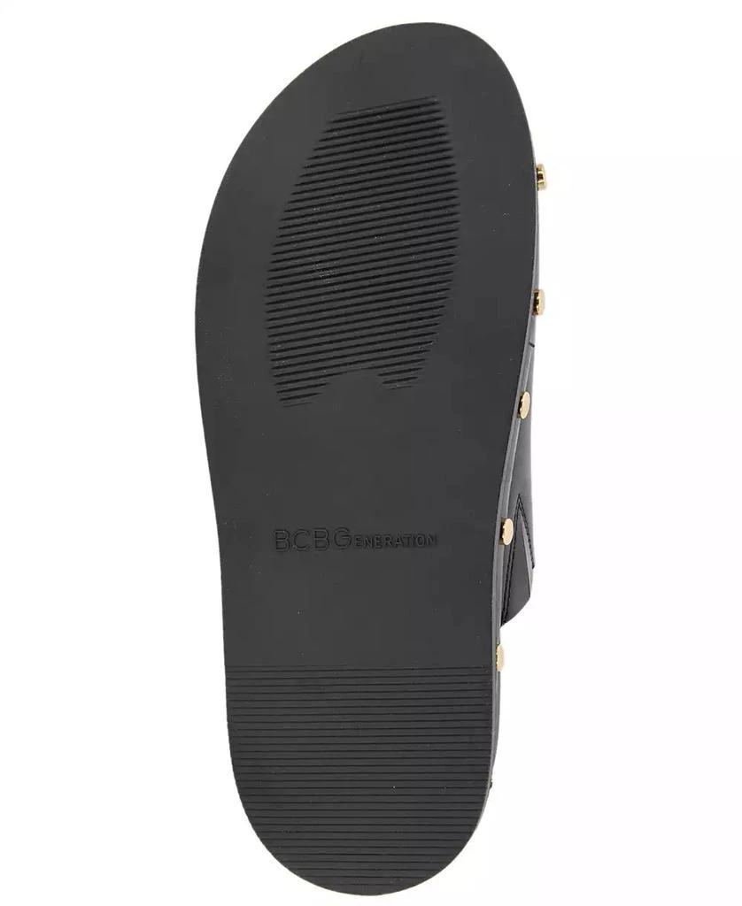 BCBG Women's Bamba Footbed Slip-On Sandals 5