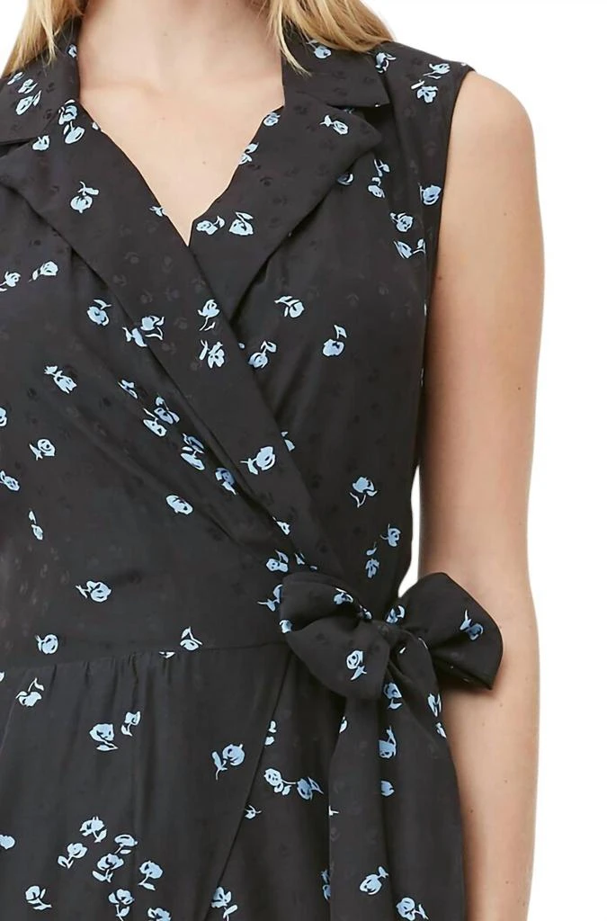 Rebecca Taylor Rebecca Taylor - Tailored Leandra Fleur Silk Tie Waist Jumpsuit 3