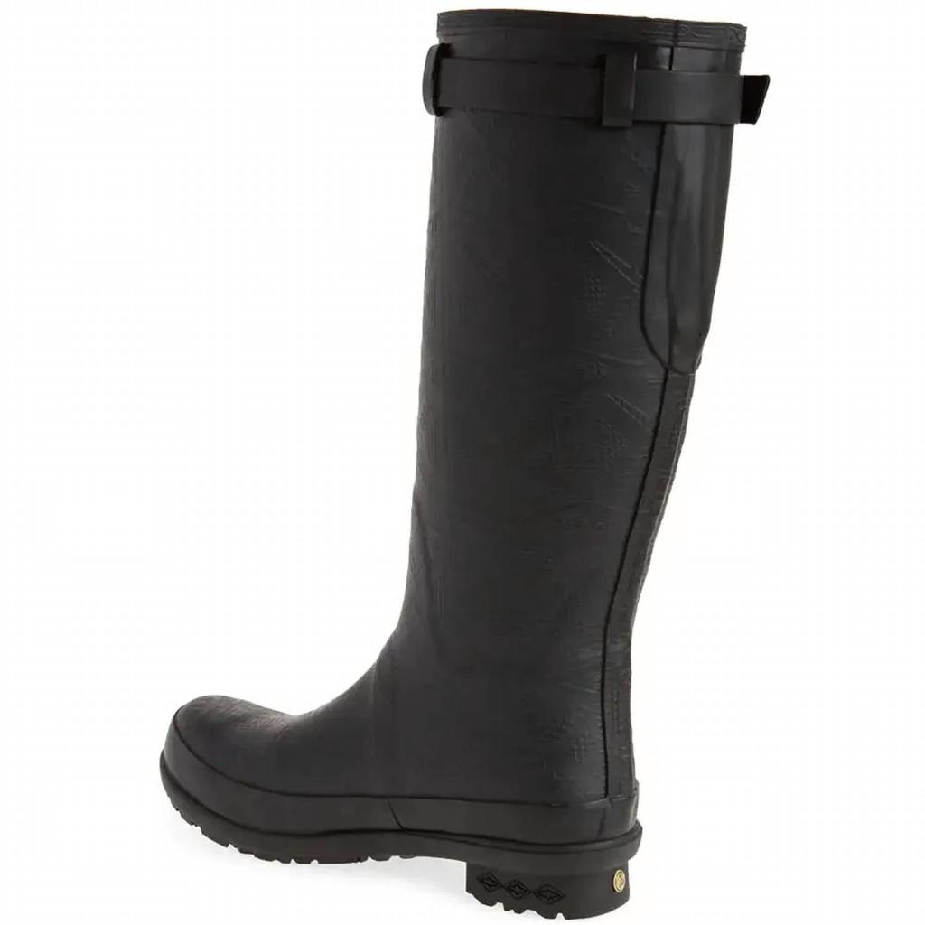 Pendleton Women's Heritage Embossed Tall Rain Boot In Black