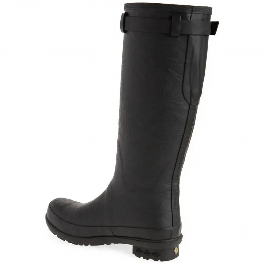 Pendleton Women's Heritage Embossed Tall Rain Boot In Black 2