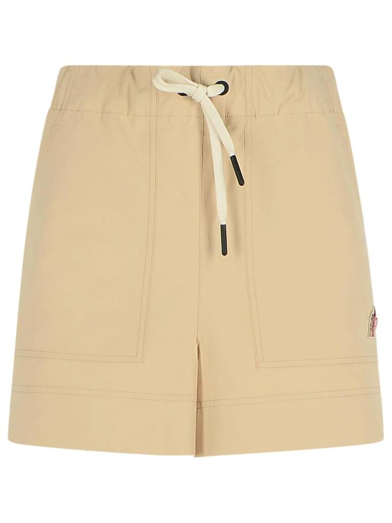 Moncler Moncler Grenoble Logo Patch Drawstring Shorts from Cettire