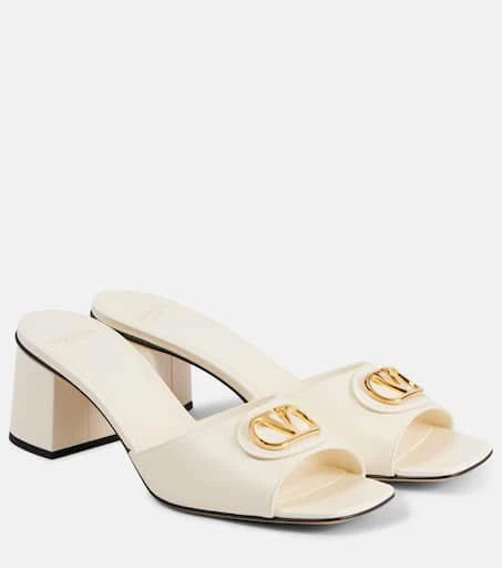 Valentino VLogo leather mules 1
