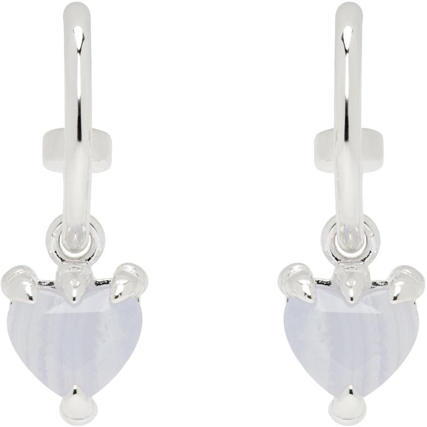 Stolen Girlfriends Club Silver Talon Anchor Sleepers Earrings
