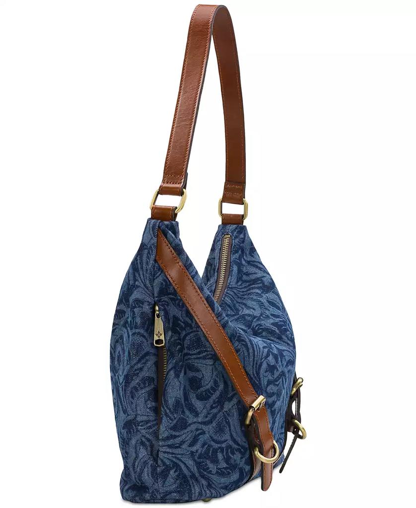 Patricia Nash Elia Small Denim Hobo Bag