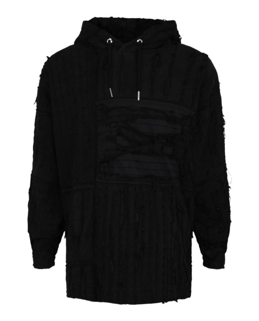 Givenchy Destroyed Oversized Hoodie 1