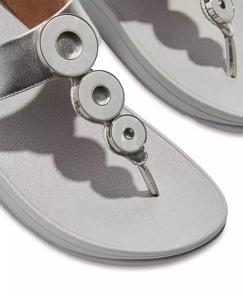 FitFlop Women's Fino Resin-Hoop Sandals 4