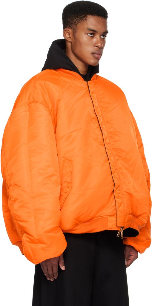 Vetements Black Alpha Industries Edition Double Zip Reversible