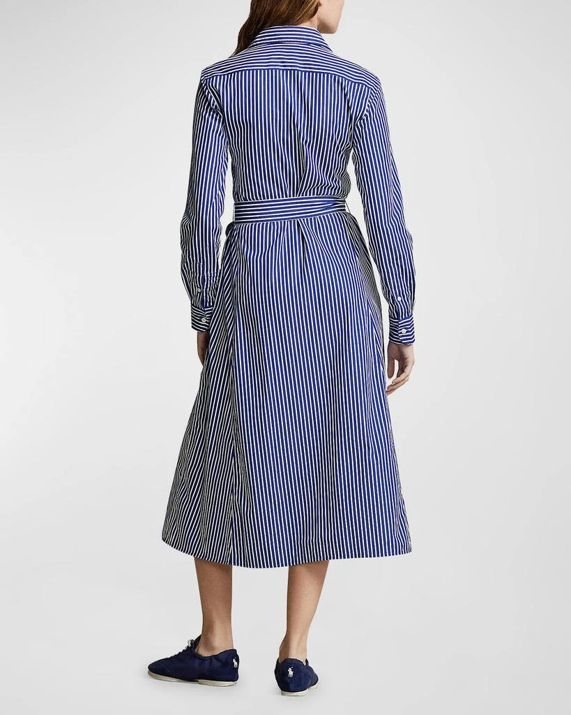 Polo Ralph Lauren Belted Striped Cotton Shirtdress 4