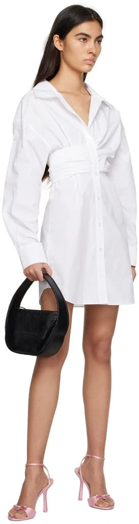 Alexander Wang White Button-Up Minidress 4