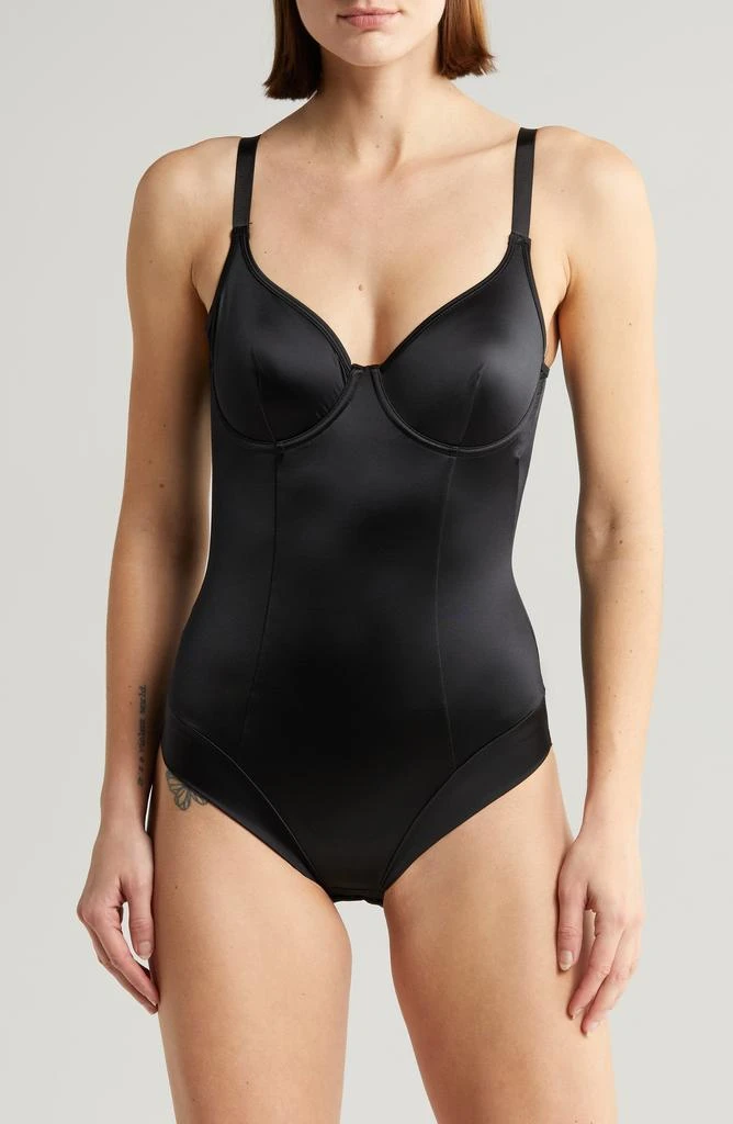 Nicole Miller Shiny Micro Shaping Bodysuit 1