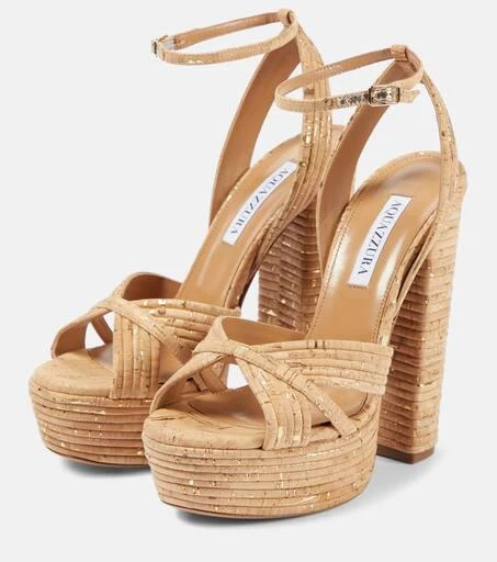 Aquazzura Sundance 140 platform sandals 5