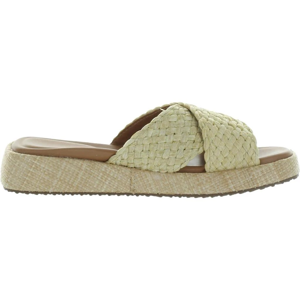 Me Too Linzi 12 Womens Woven Raffia Slide Sandals 2