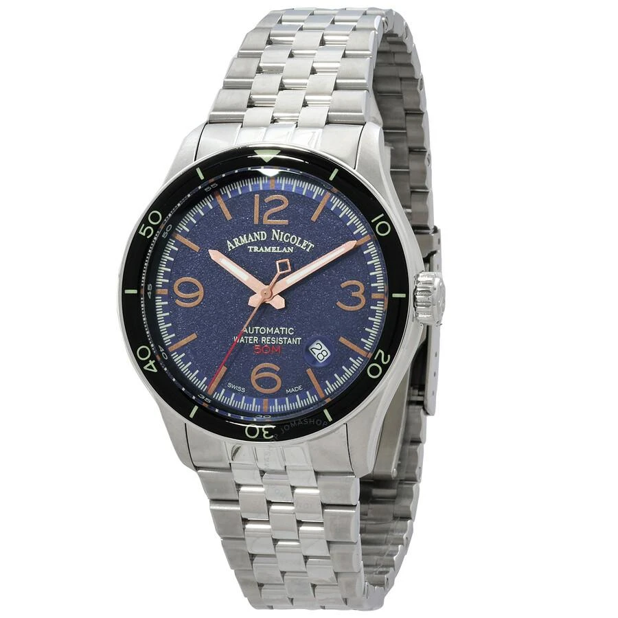 Armand Nicolet M2H Automatic Blue Dial Men's Watch A740HNA-BS-BMA22740A 1
