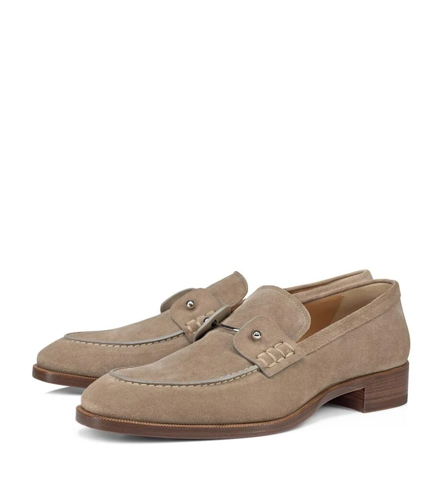Christian Louboutin Chambelimoc Suede Loafers 4