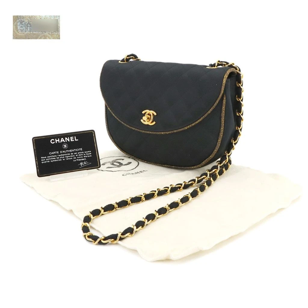 Chanel Satin Shoulder Bag (Pre-Owned) 2