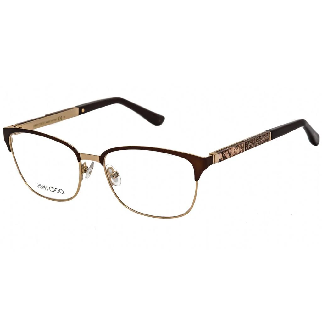 Jimmy Choo Jimmy Choo Women's Eyeglasses - Clear Demo Lens Matte Brown Frame | JC 192 04IN 00 1