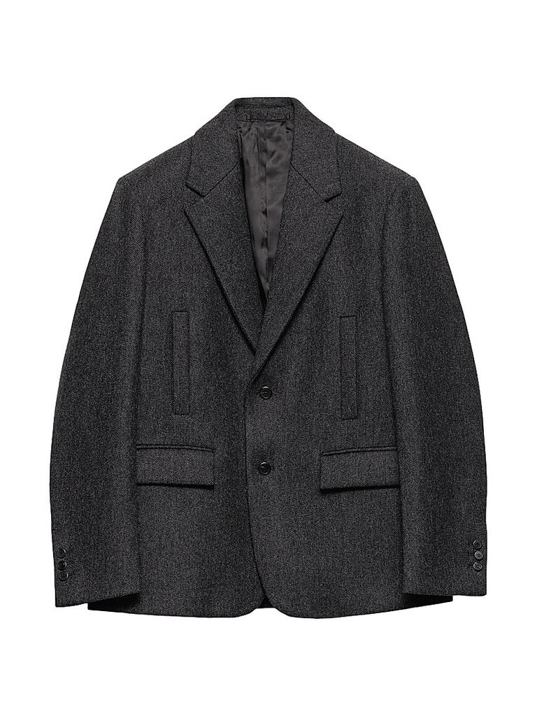 Prada Triangle-Logo Zipped Coat – On Sale Now with Up to 11% Off