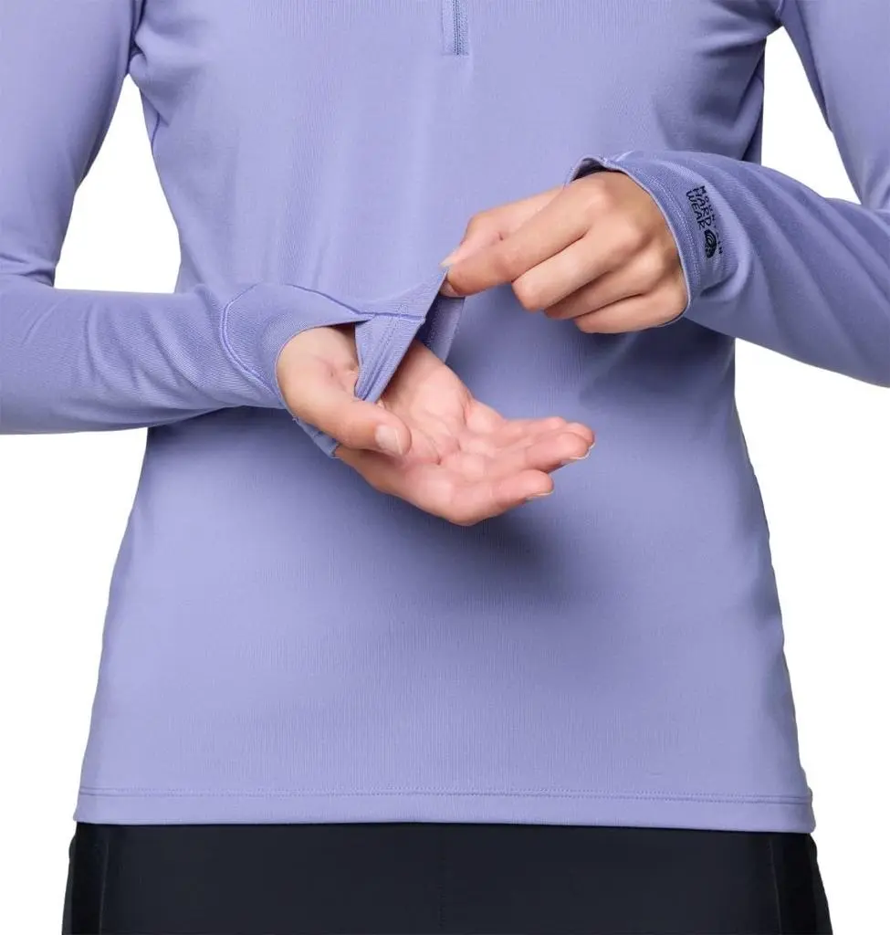 Mountain Hardwear Mountain Hardwear Women's Butter Up Half Zip, Avid, X-Small 5