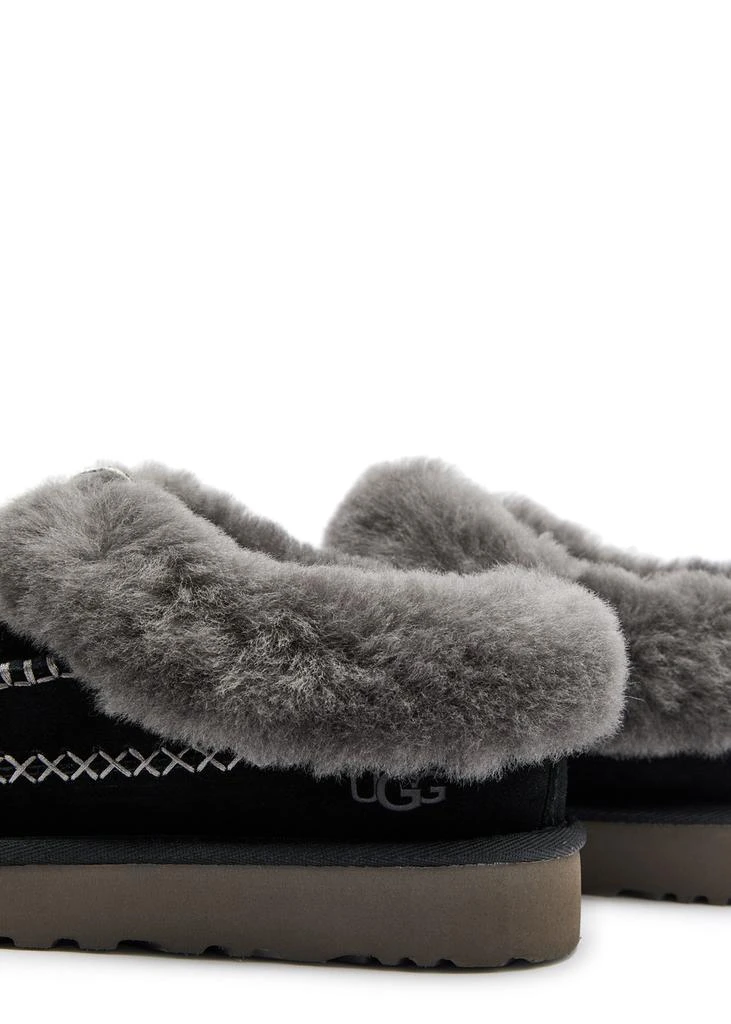 UGG Tasman Alpine suede flatform slippers 4