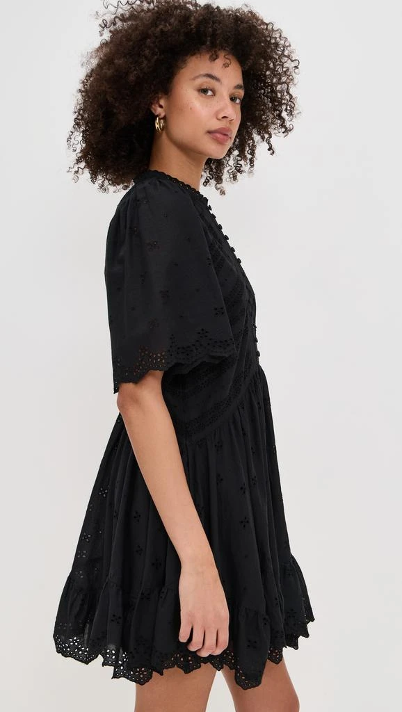Madewell Eyelet Flutter Sleeve Mini Dress 3