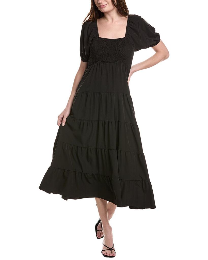 MAISON MARBIE メゾンマーブルTiered Knit Dress Maison Maar Tiered Midi Dress - Dresses & Skirts - Free