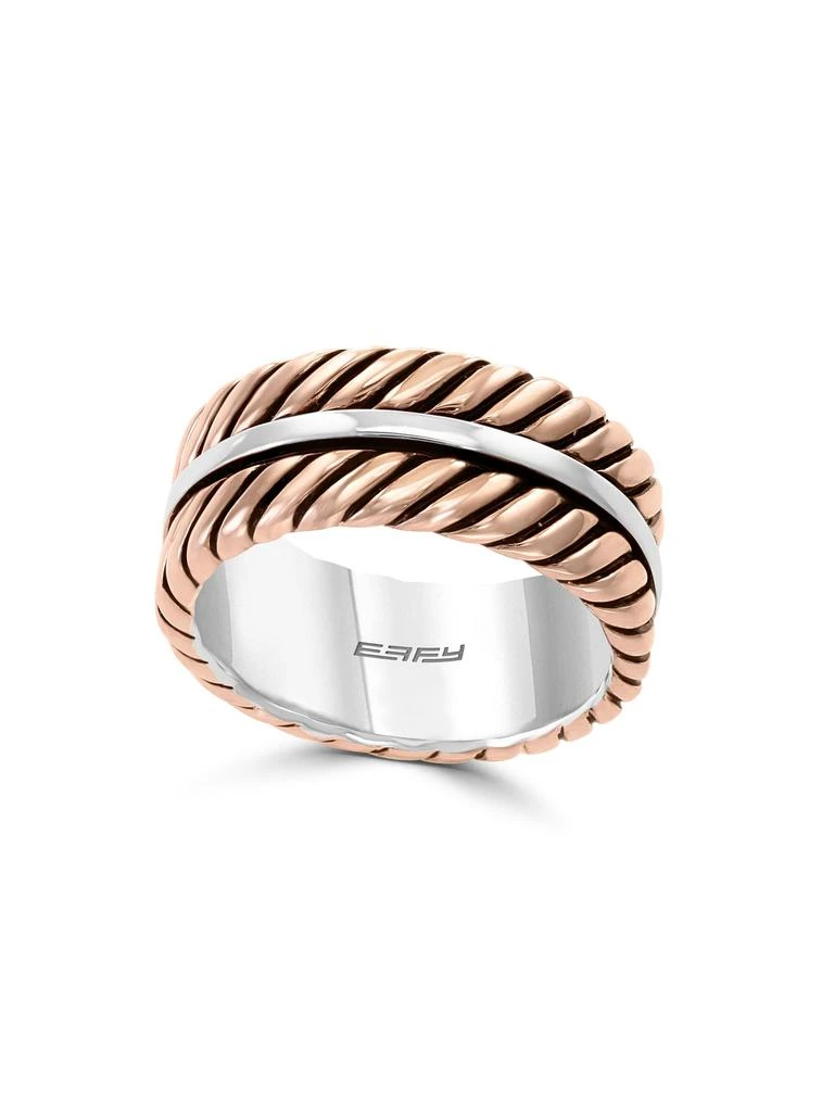Effy 18K Rose Goldplated Sterling Silver 
Sterling Silver Ring