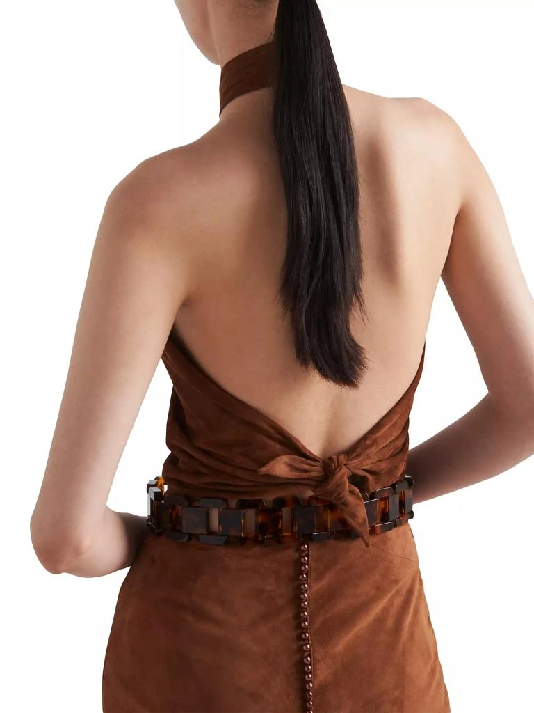 Prada Suede Halter Top 3