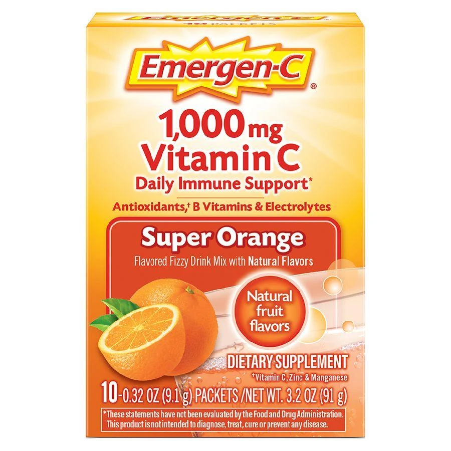 Emergen-C Daily Immune Support Drink with 1000 mg Vitamin C, Antioxidants & B Vitamins 1