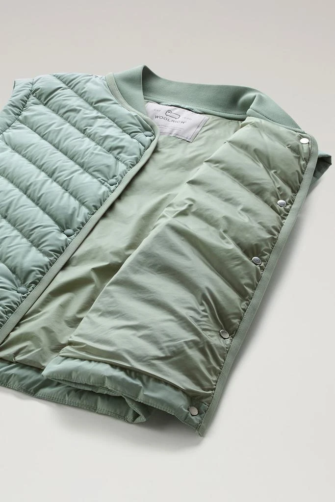 Woolrich Microfiber Vest with Chevron Quilting - Women - Black 8
