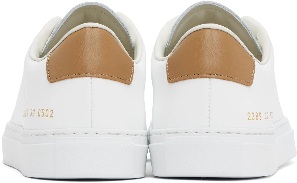 Common Projects White Retro Classic Sneakers 2