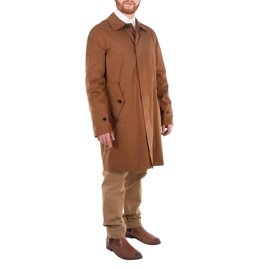 Burberry Men
s Dark Birch Brow Clapham Cotton Gabardine Lightweight Coat 2