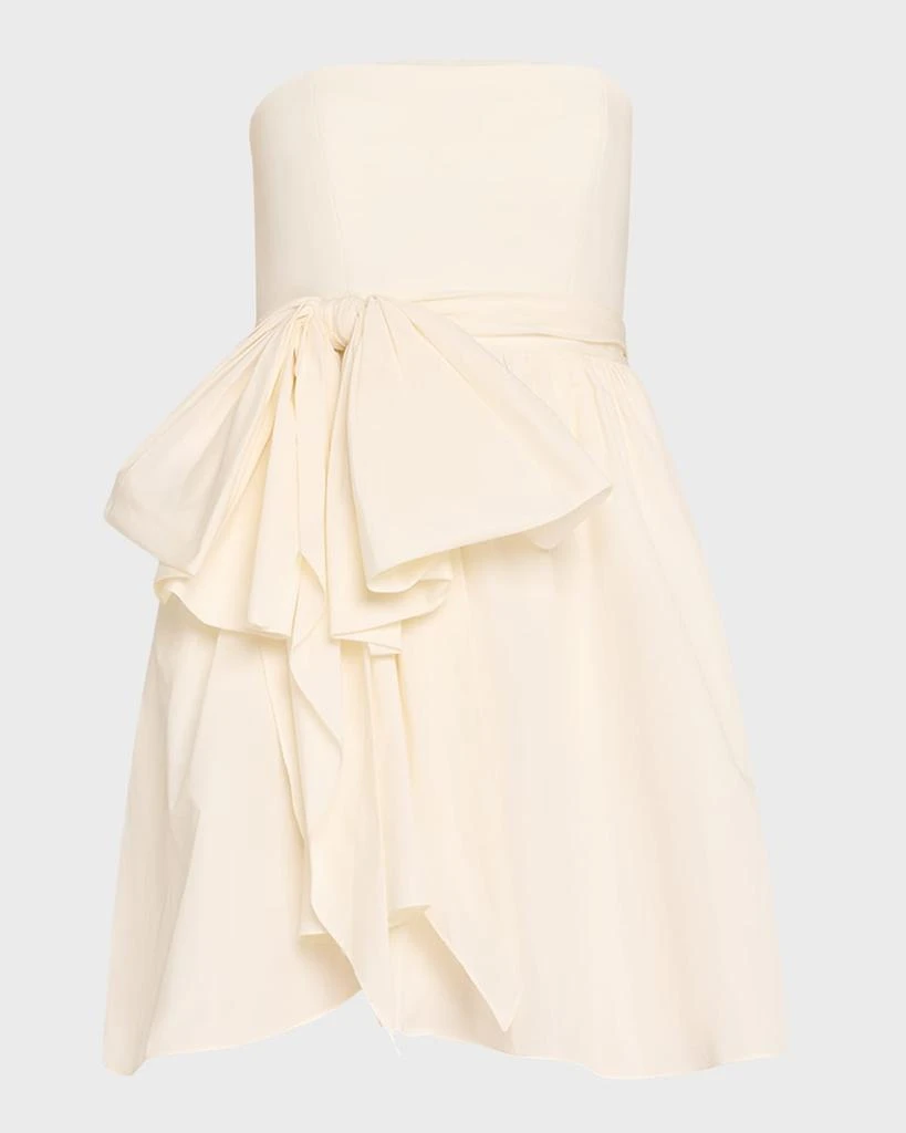 Cinq a Sept Liv Strapless Bow-Waist Mini Dress 1