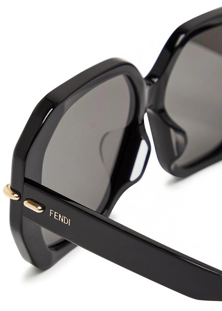 Fendi Fendi Selleria oversized hexagon-frame sunglasses 3