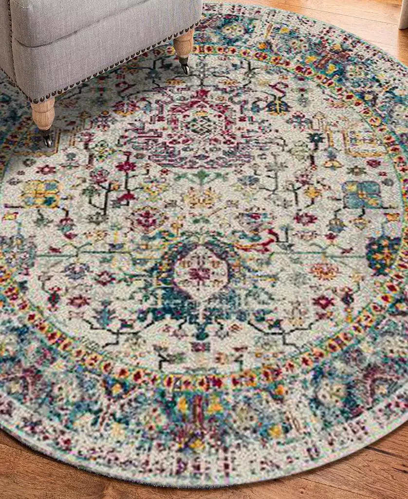 Amer Rugs Montana Carrey 7'6" x 7'6" Round Area Rug 7