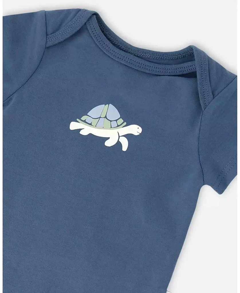 Deux par Deux Baby Boys Evolutive Cotton Jersey Onesie 4