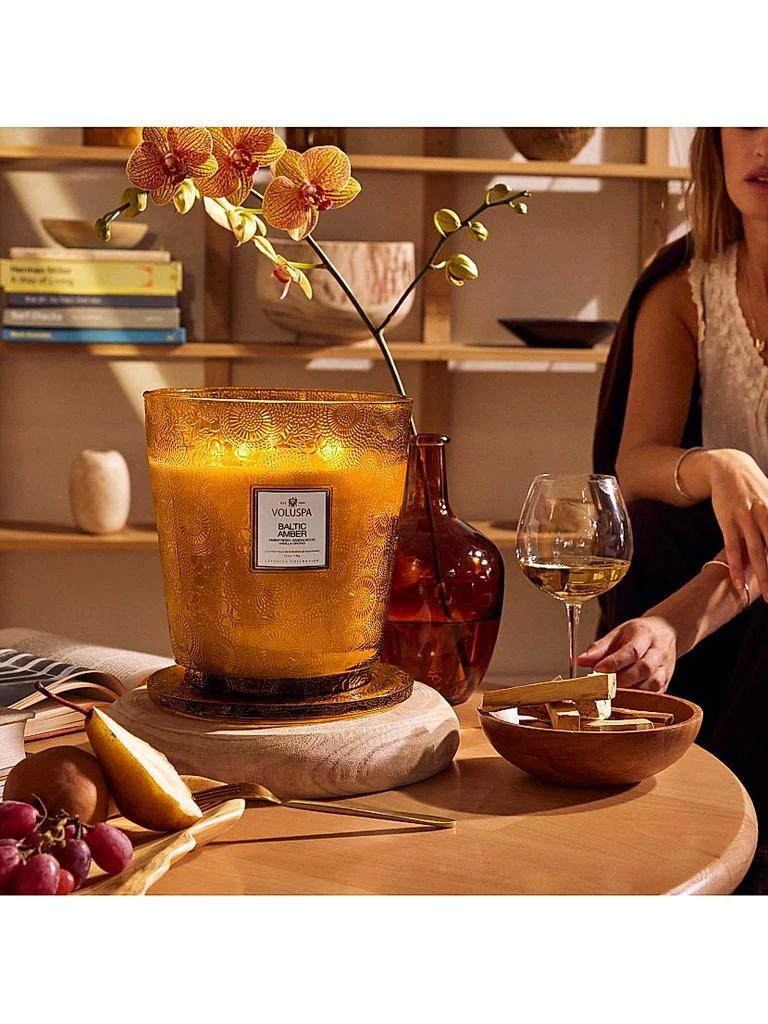 Voluspa Baltic Amber 5-Wick Hearth Candle 4