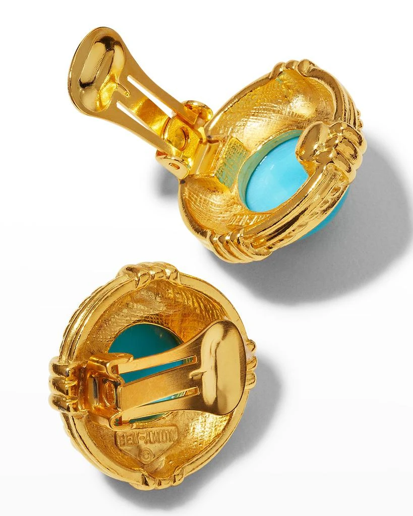 BEN-AMUN Turquoise Sphere Stud Earrings 4