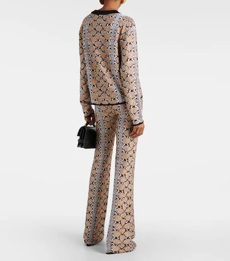 Balmain Snake-effect jacquard sweater 3